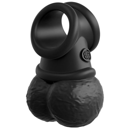 KING COCK - ELITE KIT HARNAIS RÉGLABLE DELUXE ANNEAU AVEC TESTICULES & GODE 20.3 CM - 7eme ciel