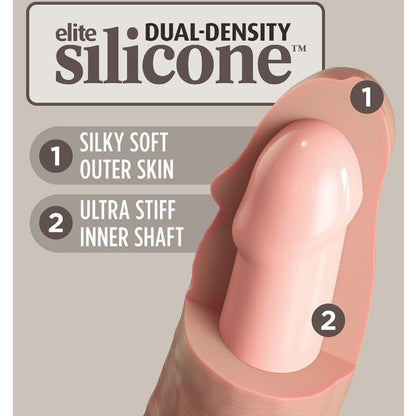 KING COCK - ELITE KIT HARNAIS RÉGLABLE DELUXE ANNEAU AVEC TESTICULES & GODE 20.3 CM - 7eme ciel