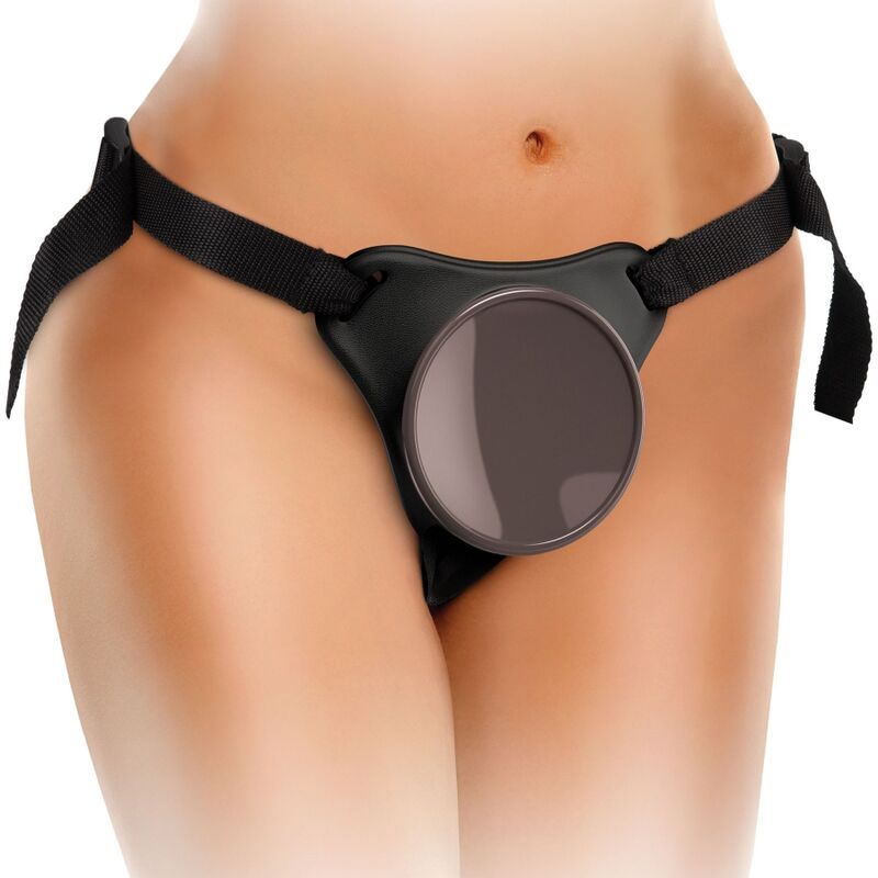 KING COCK - ELITE KIT HARNAIS RÉGLABLE DELUXE ANNEAU AVEC TESTICULES & GODE 20.3 CM - 7eme ciel