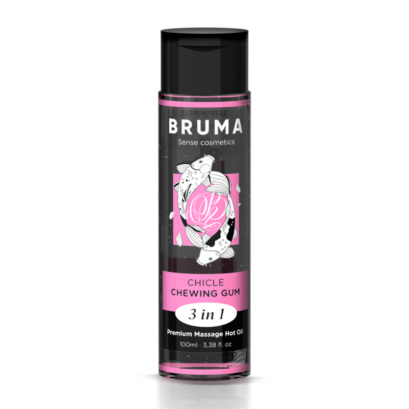 BRUMA - HUILE DE MASSAGE PREMIUM EFFET CHALEUR SAVEUR GOMME 3 EN 1 - 100 ML - 7eme ciel
