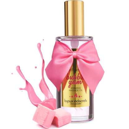 BIJOUX - INDISCRETS HUILE DE MASSAGE LIGHT MY FIRE EFFET CHALEUR SAVEUR GOMME - 7eme ciel