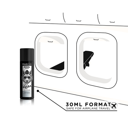 BLACK HOLE - RÉPARATION ANALE RELAX À BASE D'EAU AVEC HYALURON 30 ML - 7eme ciel