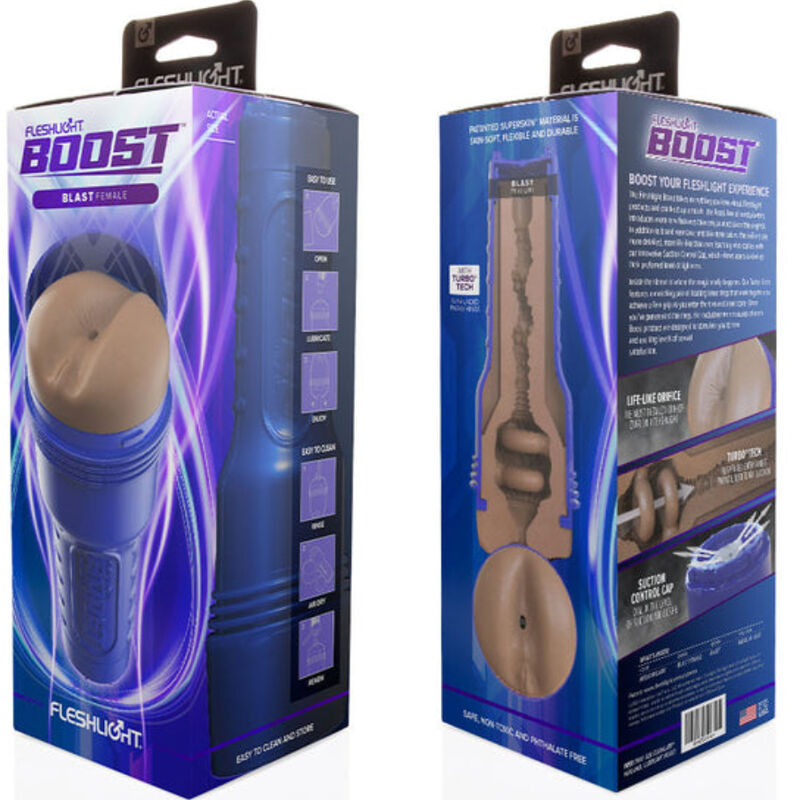 FLESHLIGHT BOOST - MASTURBATEUR FEMME ANO BLAST MD FLESH RP - 7eme ciel