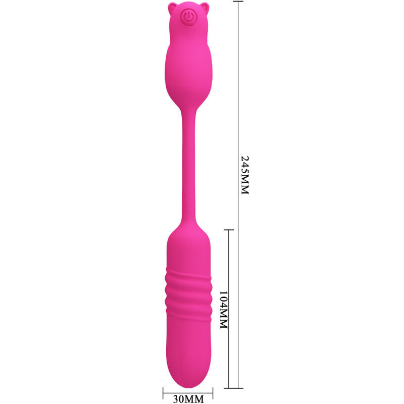 PRETTY LOVE - NOBIKUMA BALLE VIBRANTE EN SILICONE ROSE - 7eme ciel