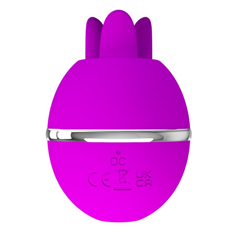 PRETTY LOVE - VIBRATEUR ROND EN SILICONE GEMINI BALL VIOLET - 7eme ciel