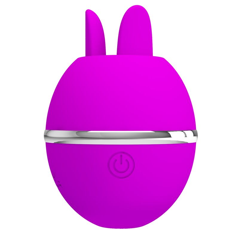 PRETTY LOVE - VIBRATEUR ROND EN SILICONE GEMINI BALL VIOLET - 7eme ciel