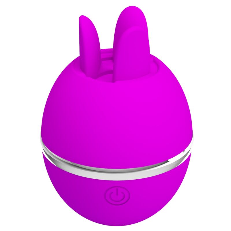 PRETTY LOVE - VIBRATEUR ROND EN SILICONE GEMINI BALL VIOLET - 7eme ciel