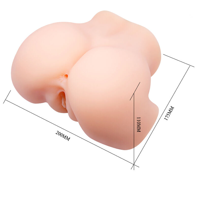 CRAZY BULL - VAGIN ET ANUS RÉALISTES DOUBLE VIBRATION - 7eme ciel