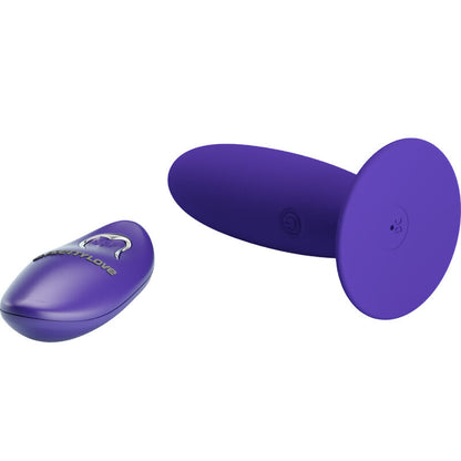 PRETTY LOVE - VIBRATEUR ANAL YOUTH PLUG TÉLÉCOMMANDE VIOLET - 7eme ciel
