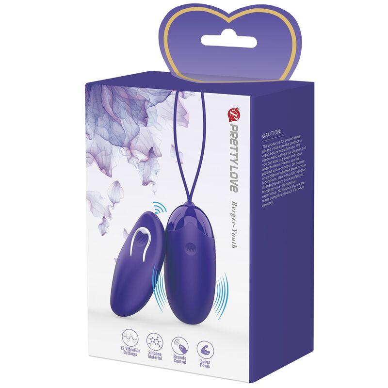 PRETTY LOVE - BERGER YOUTH OEUF VIBRANT TÉLÉCOMMANDÉ VIOLET - 7eme ciel