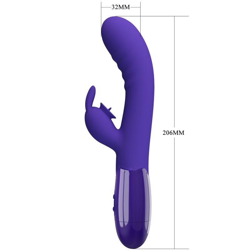 PRETTY LOVE - VIBRATEUR CERBERUS YOUTH LAPIN VIOLET - 7eme ciel