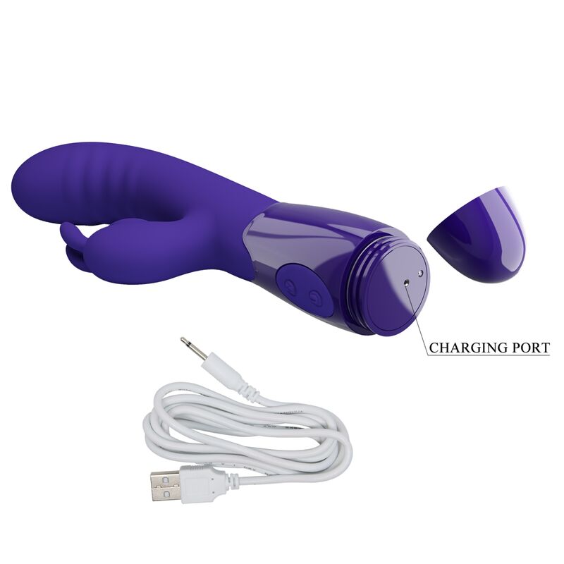 PRETTY LOVE - VIBRATEUR CERBERUS YOUTH LAPIN VIOLET - 7eme ciel