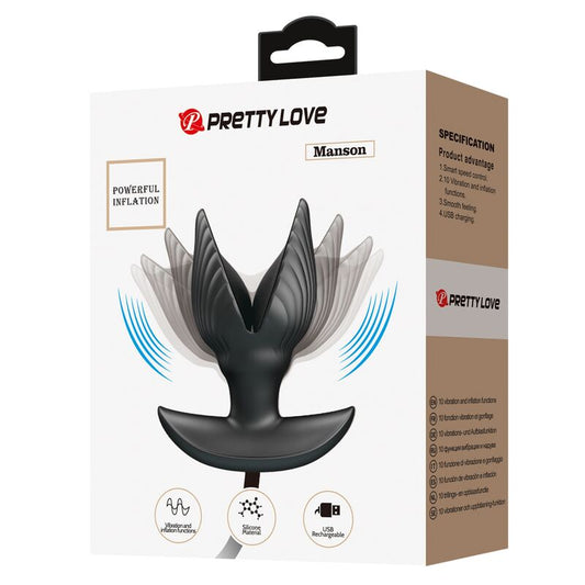 PRETTY LOVE - PLUG ANAL GONFLABLE & RECHARGEABLE - 7eme ciel