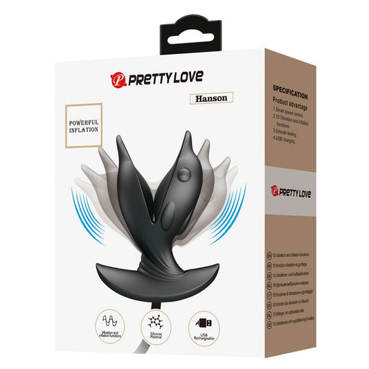 PRETTY LOVE - PLUG ANAL DELFIN GONFLABLE & RECHARGEABLE - 7eme ciel