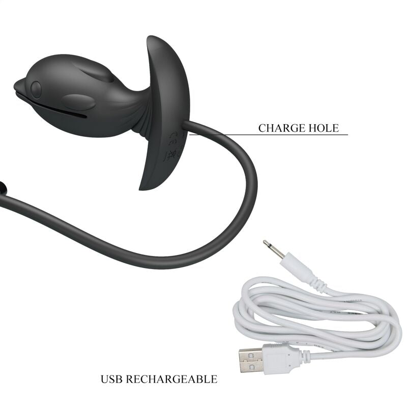 PRETTY LOVE - PLUG ANAL DELFIN GONFLABLE & RECHARGEABLE - 7eme ciel