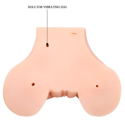 CRAZY BULL - VAGIN ET ANUS AVEC MAILLE RÉALISTE AVEC VIBRATION - 7eme ciel
