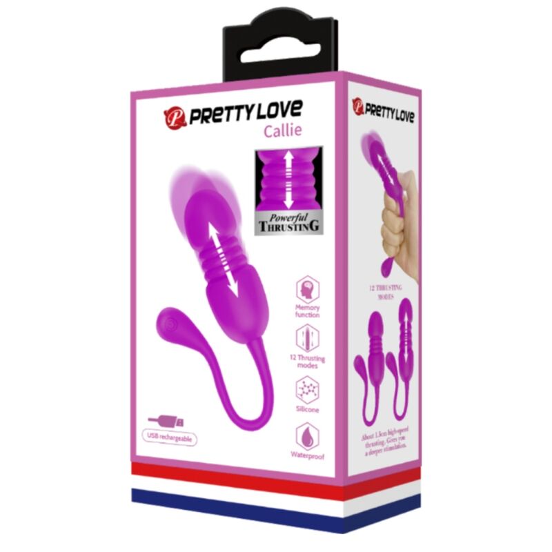 PRETTY LOVE - OEUF VIBRANT RECHARGEABLE CALLIE VIOLET - 7eme ciel