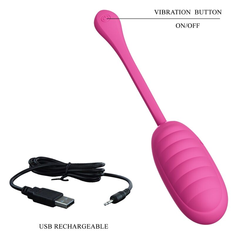 PRETTY LOVE - OEUF VIBRANT RECHARGEABLE CATALINA ROSE - 7eme ciel