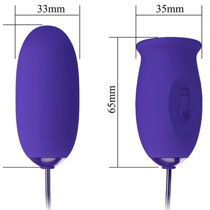 PRETTY LOVE - STIMULATEUR VIBRATEUR RECHARGEABLE DAISY YOUTH VIOLET - 7eme ciel