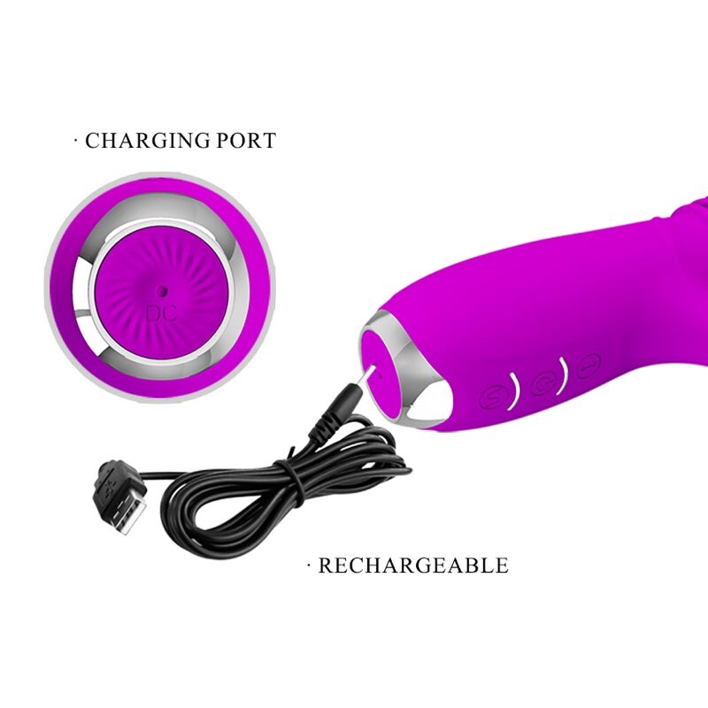 PRETTY LOVE - VIBRATEUR LAPIN RECHARGEABLE DOROTHY VIOLET - 7eme ciel