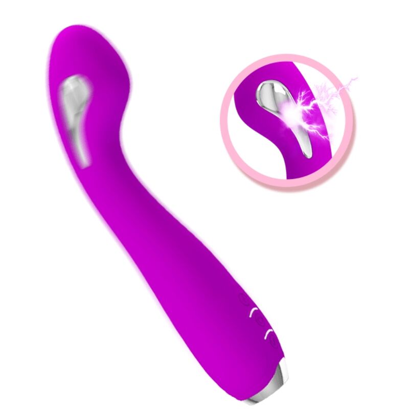 PRETTY LOVE - VIBRATEUR ÉLECTROCHOC RECHARGEABLE HECTOR-IMPERMÉABLE VIOLET - 7eme ciel