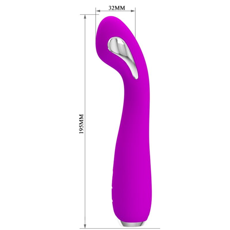 PRETTY LOVE - VIBRATEUR ÉLECTROCHOC RECHARGEABLE HECTOR-IMPERMÉABLE VIOLET - 7eme ciel