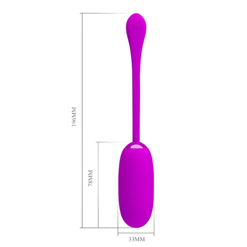 PRETTY LOVE - OEUF VIBRANT JULIUS IMPERMÉABLE-RECHARGEABLE VIOLET - 7eme ciel