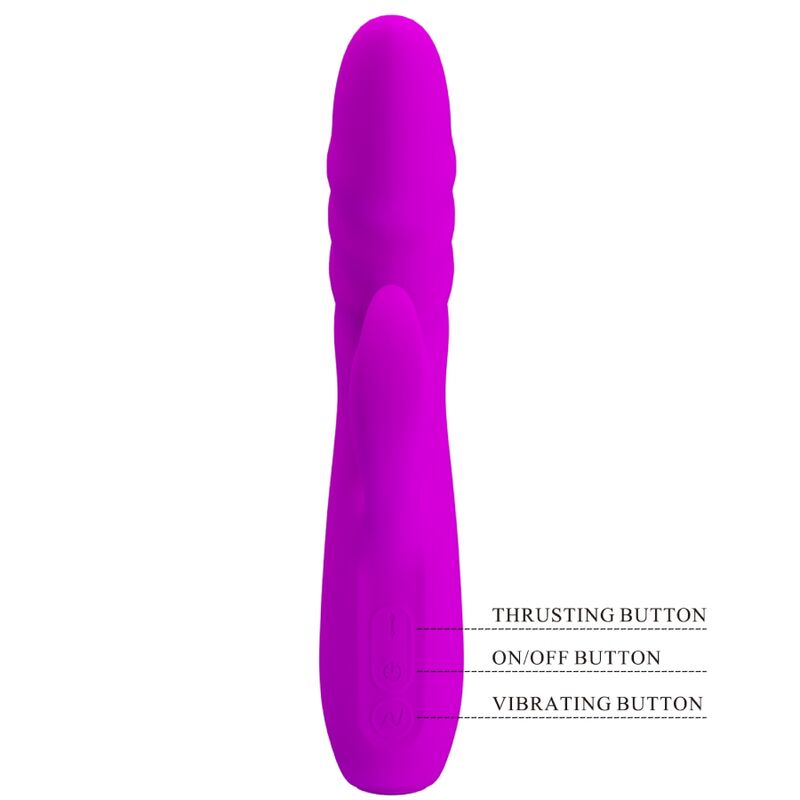 PRETTY LOVE - VIBRATEUR LAPIN RECHARGEABLE MELANIE VIOLET - 7eme ciel