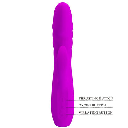 PRETTY LOVE - VIBRATEUR LAPIN RECHARGEABLE MELANIE VIOLET - 7eme ciel