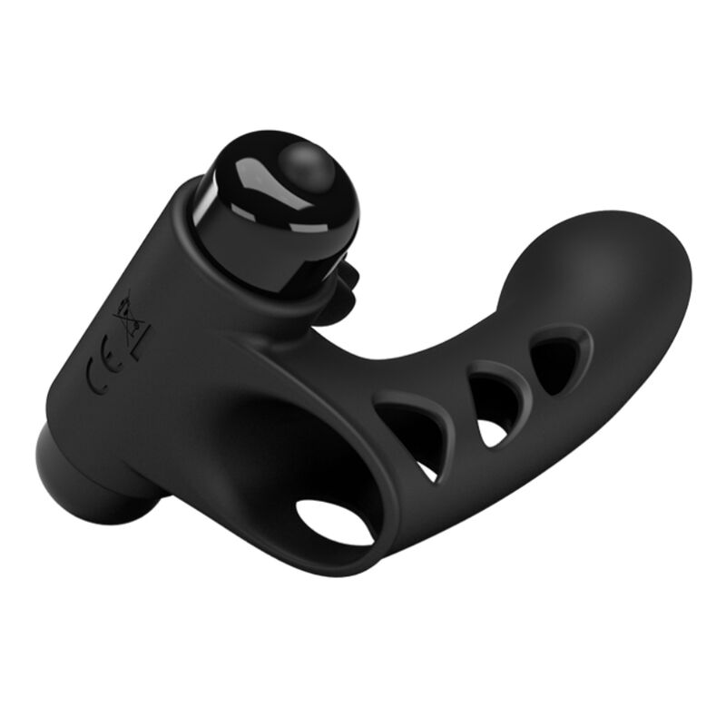 PRETTY LOVE - COUVERCLE DE DOIGT VIBRATEUR ORLANDO NOIR - 7eme ciel