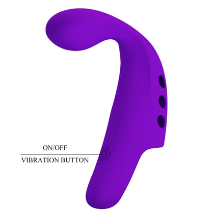 PRETTY LOVE - VIBRATEUR  DOIGT RECHARGEABLE GORGON VIOLET - 7eme ciel