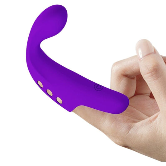 PRETTY LOVE - VIBRATEUR  DOIGT RECHARGEABLE GORGON VIOLET - 7eme ciel