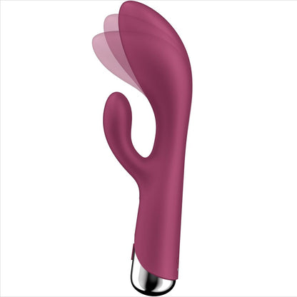 SATISFYER - SPINNING RABBIT 1 CLITORIS ET STIMULATION DU POINT G ROUGE - 7eme ciel