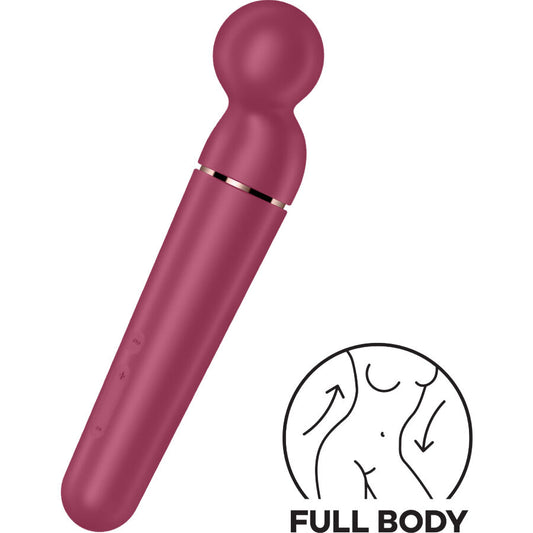 SATISFYER - PLANET WAND-ER VIBRATEUR MASSAGER BERRY - 7eme ciel