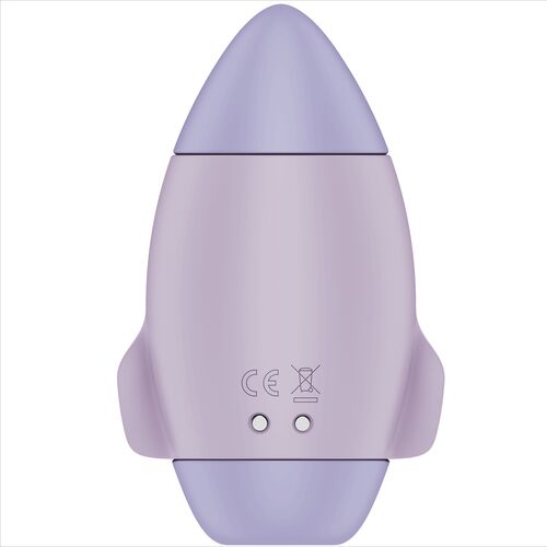 SATISFYER - MISSION CONTROL PETIT VIBRATEUR  DOUBLE IMPULSION LILAS