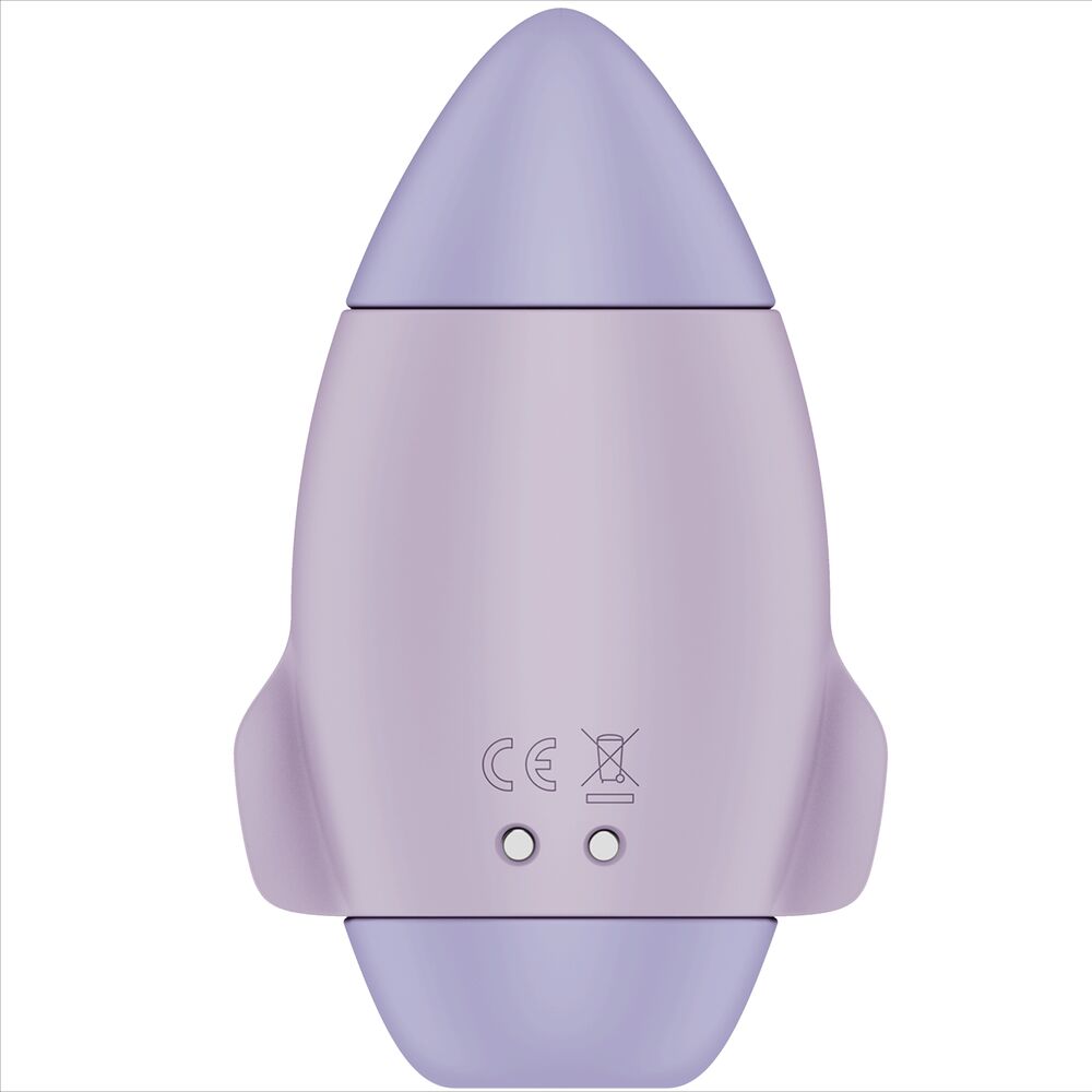 SATISFYER - MISSION CONTROL PETIT VIBRATEUR  DOUBLE IMPULSION LILAS - 7eme ciel
