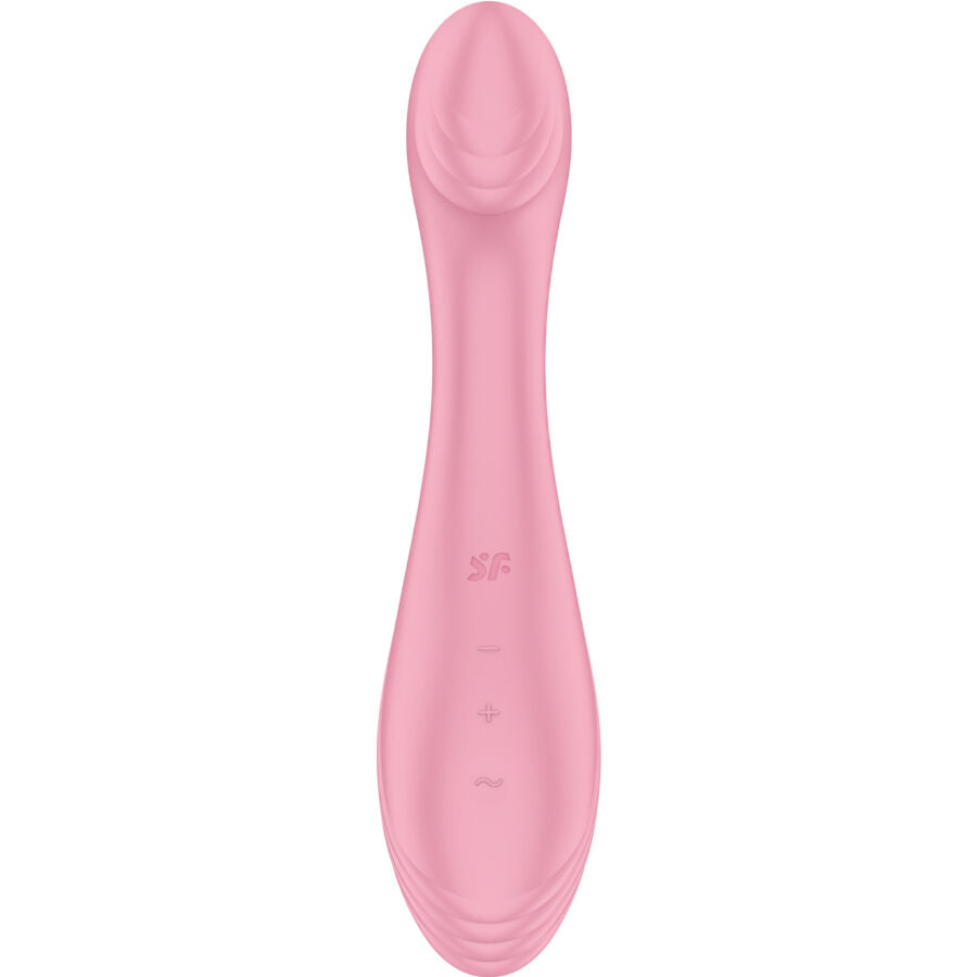 SATISFYER - STIMULATEUR VIBRATEUR G-FORCE G-SPOT ROSE - 7eme ciel