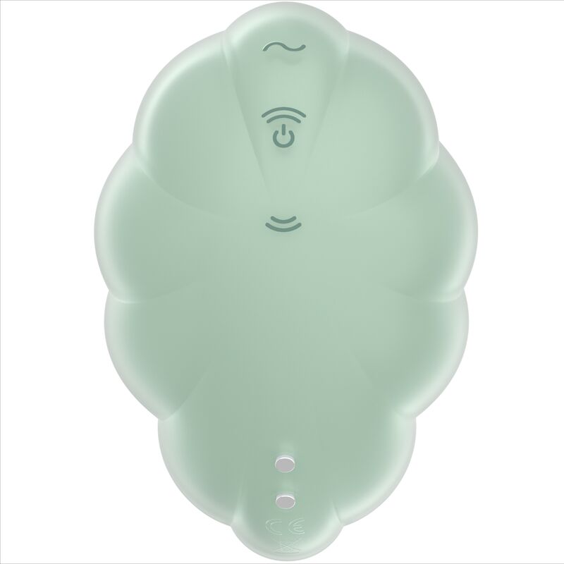 SATISFYER - VIBRATEUR CLOUD DANCER VERT AIR PULSE - 7eme ciel