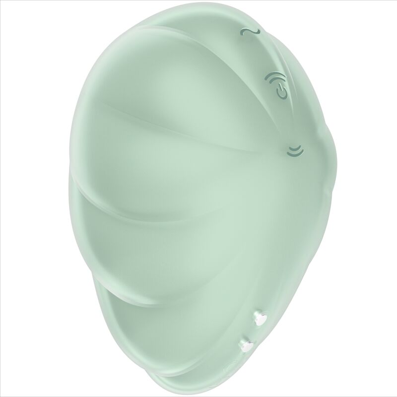 SATISFYER - VIBRATEUR CLOUD DANCER VERT AIR PULSE - 7eme ciel