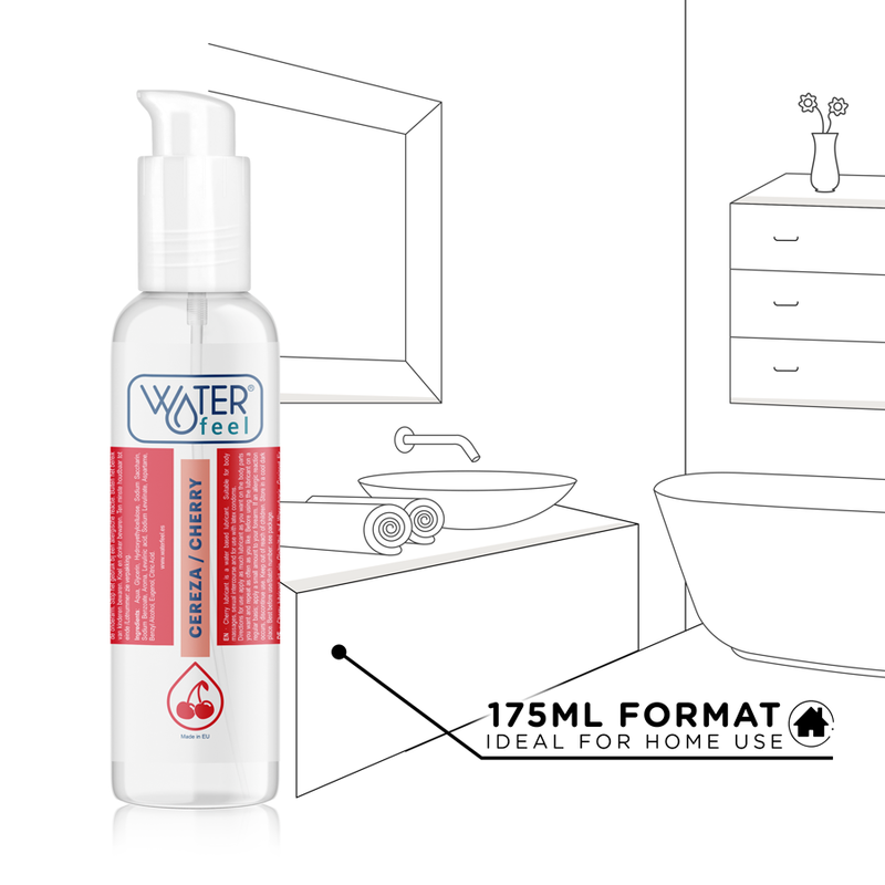 WATERFEEL - LUBRIFIANT CERISE 175 ML - 7eme ciel
