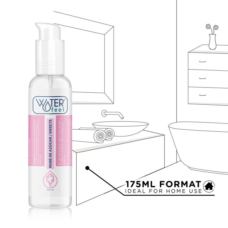 WATERFEEL - LUBRIFIANT NUAGE DE SUCRE 175 ML - 7eme ciel
