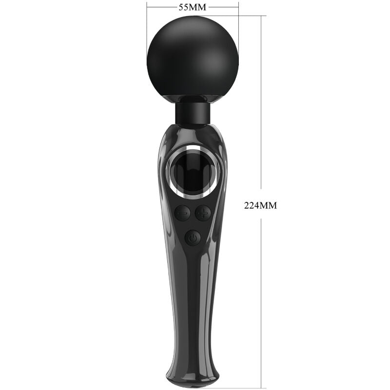 PRETTY LOVE - BAGUETTE VIBRATEUR SKYLER NOIR - 7eme ciel