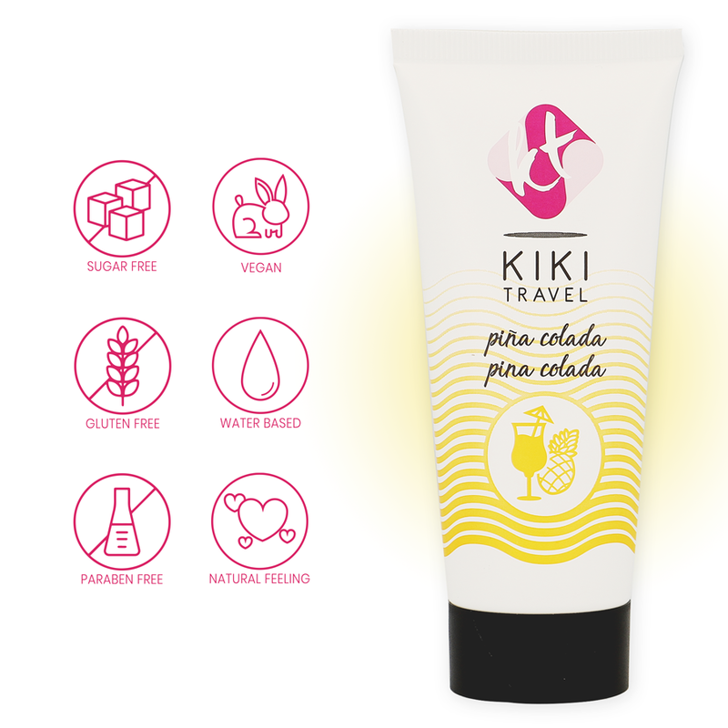 KIKÍ TRAVEL - PINA COLADA LUBRIFIANT 50 ML - 7eme ciel