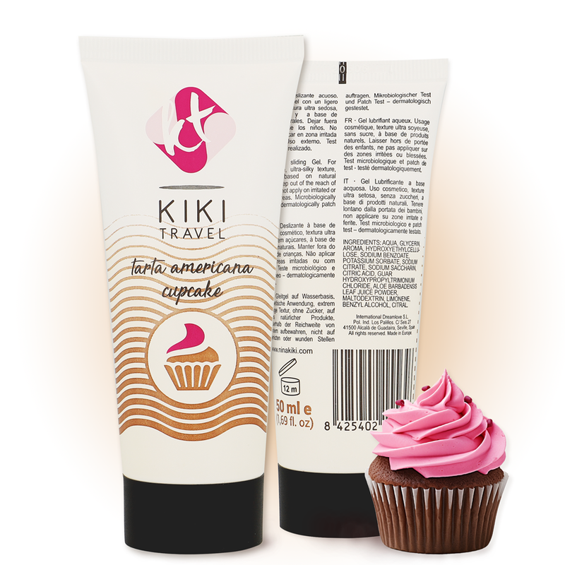 KIKÍ TRAVEL - CUPCAKE LUBRIFIANT 50 ML - 7eme ciel