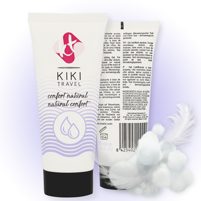 KIKÍ TRAVEL - CONFORT LUBRIFIANT NATUREL 50 ML - 7eme ciel