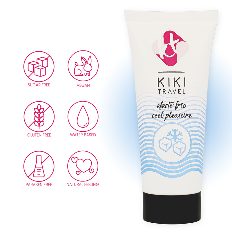 KIKÍ TRAVEL - LUBRIFIANT EFFET REFROIDISSANT 50 ML - 7eme ciel