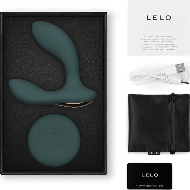 LELO - MASSEUR DE PROSTATE  TÉLÉCOMMANDE HUGO 2 VERT VERT - 7eme ciel