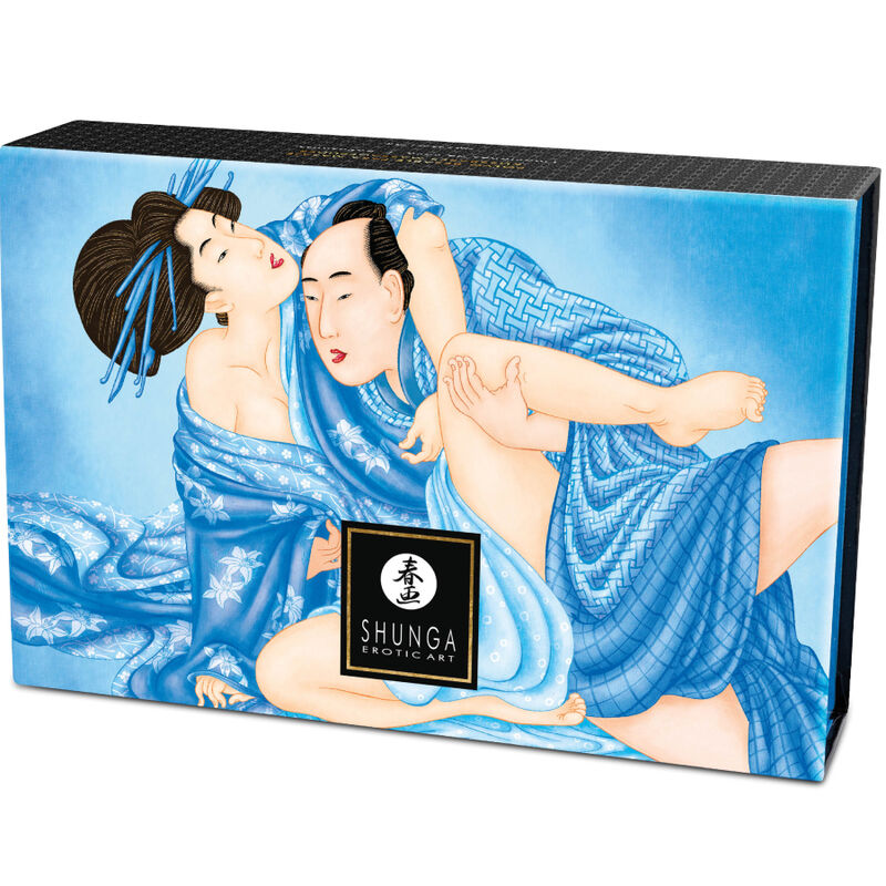SHUNGA - KIT DE POUDRE DE MASSAGE COMESTIBLE À LA NOIX DE COCO - 7eme ciel