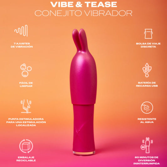 DUREX - TOY VIBRATEUR VIBE & TEASE - 7eme ciel