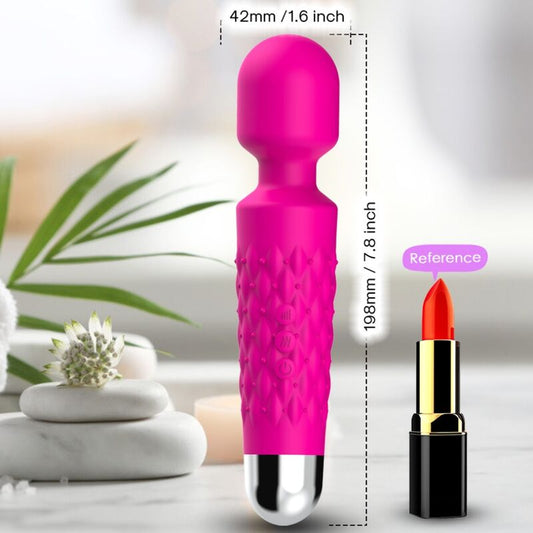 ARMONY - MASSEUR & VIBRATEUR POSTMAN TÊTE SUPER FLEXIBLE FUCHSIA - 7eme ciel